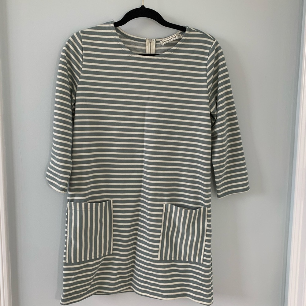 Abercrombie Striped Shift Dress